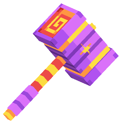 Clown Mallet (Spiral)