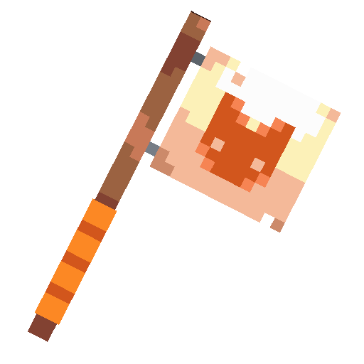 Faction Flag - Wooden (Orange Ocelots)