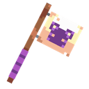 Faction Flag - Wooden (Purple Pandas)