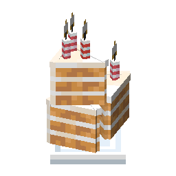 Triple Birthday Slice